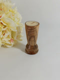 Solid Wood Hand Turned Tealight Candle Holder Camphor Wood - Attic and Barn Treasures