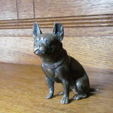 Vintage French Bulldog Figurine Cast Metal - Attic and Barn Treasures