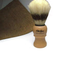 Vintage Old Spice Shaving Brush W. Germany Butterscotch color - Attic and Barn Treasures