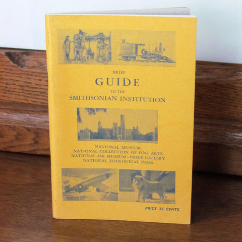 Vintage 1961 Guide to the Smithsonian Institute Booklet - Attic and Barn Treasures