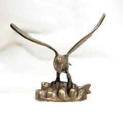 Vintage Brass Seagull Desk Shelf Statue – Attic and Barn Treasures