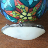 Antique Mother Of Pearl Clam Shell Miniature Purse - Attic and Barn Treasures