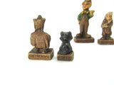 1940 Disney WDP Figurines Geppetto Lampwick Figaro Giddy - Attic and Barn Treasures