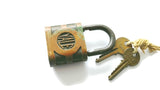 Vintage Yale and Towne Brass and Steel Lock with Keys - Attic and Barn Treasures