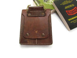 Vintage Leather Magazine Pocket Pouch - Attic and Barn Treasures
