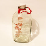 Vintage Glass Laesch Dairy Bottle Half Gallon - Attic and Barn Treasures