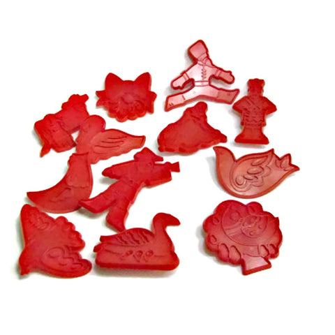 Vintage 12 Days of Christmas Cookie Cutters c.1970s - Attic and Barn Treasures