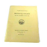 Vintage 45th Commencement Program Brooklyn College NY 1970 - Attic and Barn Treasures
