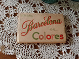 Vintage Barcelona Spain Color Postcard Souvenir Booklet - Attic and Barn Treasures