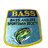 Vintage Bass Anglers Society Embroidered Patch Bassmasters - Attic and Barn Treasures