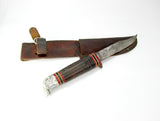 Vintage Craftsman Bear Head Knife with Original Leather Sheath - Attic and Barn Treasures