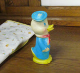Vintage 1970 Rubber Duck Toy in Sailor Coat and Hat - Attic and Barn Treasures