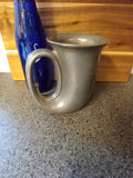 Vintage Duratale by Leonard of Italy Pewter Horn Cup Mug - Attic and Barn Treasures