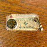 Vintage Gander Mountain Keyring with Compass and Thermometer c. 1970's - Attic and Barn Treasures