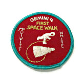 Original Vintage Gemini 4 First Space Walk Sew On Patch - Attic and Barn Treasures