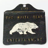 Vintage Pub Bar Wall Plaque White Bear Entertainment - Attic and Barn Treasures