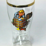 Vintage German Drinking Boot Stein Humorous Novelty Man Over Barrel - Attic and Barn Treasures