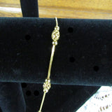 Vintage 14K Italian Gold Necklace with Filigree Beads - Attic and Barn Treasures