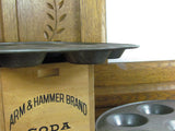 Two Vintage Round Baking Pans with Shallow Depression for Escargot - Attic and Barn Treasures