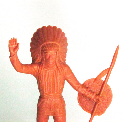 Vintage Louis Marx 6 Indian Chief Action Figure C. 1960s – Attic and Barn  Treasures