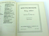 Vintage 1952 Knute Rockne Young Athlete Hard Cover book - Attic and Barn Treasures
