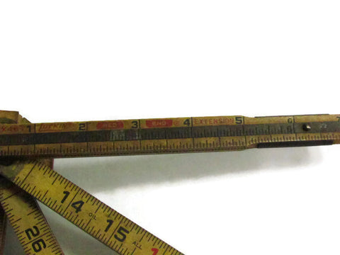 Lufkin X46X Red End 6' Folding Wood Ruler Rule Extension – Olde
