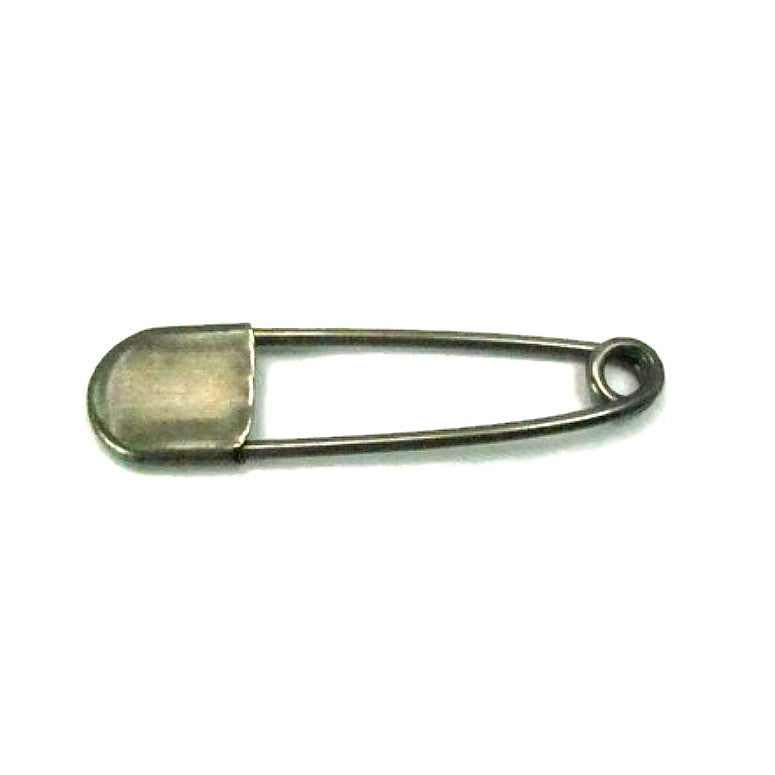 Vintage RISDON Locker Key Tag Safety Pin BLANK - Attic and Barn Treasures