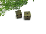 Vintage Solid Brass Dice Pair - Attic and Barn Treasures