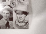 Vintage Arcade Card Cowboy Actor Postcard with John Wayne - Unused - Attic and Barn Treasures