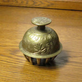 Vintage Elephant Ox Brass Claw Festival Bell - Attic and Barn Treasures
