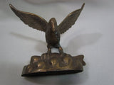 Vintage Brass Seagull Desk Shelf Statue - Attic and Barn Treasures