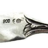 Vintage 800 Silver Fancy Butter Hors d'Oeuvres Knife - Attic and Barn Treasures