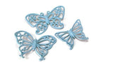 Vintage Blue Butterfly Wall Decor Set of Three 1970s by Homco - Attic and Barn Treasures