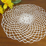 Vintage Round Crochet Doily Flower and Lace Pattern - Attic and Barn Treasures