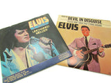 Vintage Elvis 45 RPM Records Unchained Melody and Devil in Disguise - Attic and Barn Treasures