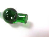 Vintage Emerald Green Glass Bottle Stopper - Attic and Barn Treasures