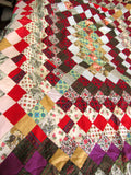 Vintage Hand Sewn Quilt Top c. 1950’s 1960’s OOAK - Attic and Barn Treasures