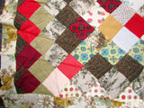 Vintage Hand Sewn Quilt Top c. 1950’s 1960’s OOAK - Attic and Barn Treasures