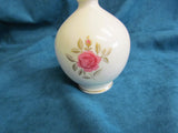 Vintage Lenox Bud Vase with Pink Rose Design - Attic and Barn Treasures