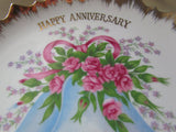 Vintage Anniversary Plate by Lego with Gold Gild Edge - Attic and Barn Treasures