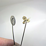 Mother of Pearl Vintage Stick Pin Pair - Attic and Barn Treasures