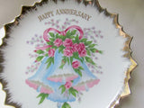Vintage Anniversary Plate by Lego with Gold Gild Edge - Attic and Barn Treasures