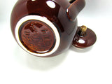 Hull Vintage Brown Drip Teapot With Matching Lid - Attic and Barn Treasures