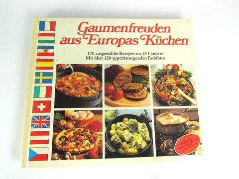 Vintage International Recipes Cookbook Written in German - Attic and Barn Treasures