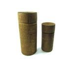 Antique Small Round Wood Sewing Needle Containers with Lids - Attic and Barn Treasures