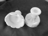 Vintage Westmoreland Milk Glass Candle Holder Pair - Attic and Barn Treasures