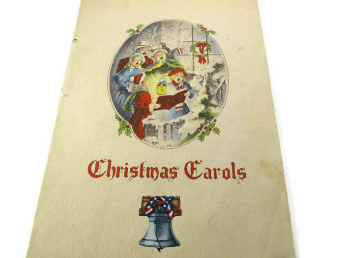 Vintage Christmas Carol Booklet by Liberty Flag - Attic and Barn Treasures
