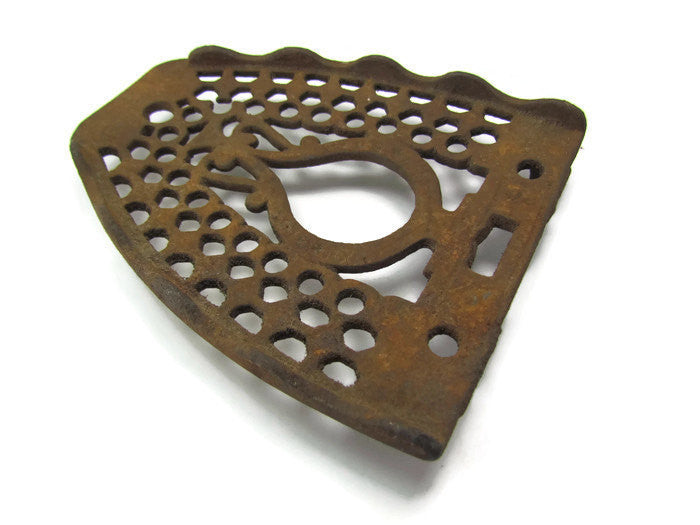 Vintage Rustic Antique Cast Iron Trivet for Iron by Brighton - Attic and Barn Treasures