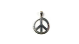 Vintage Silver Peace Sign Necklace Pendant Charm - Attic and Barn Treasures
