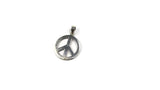 Vintage Silver Peace Sign Necklace Pendant Charm - Attic and Barn Treasures